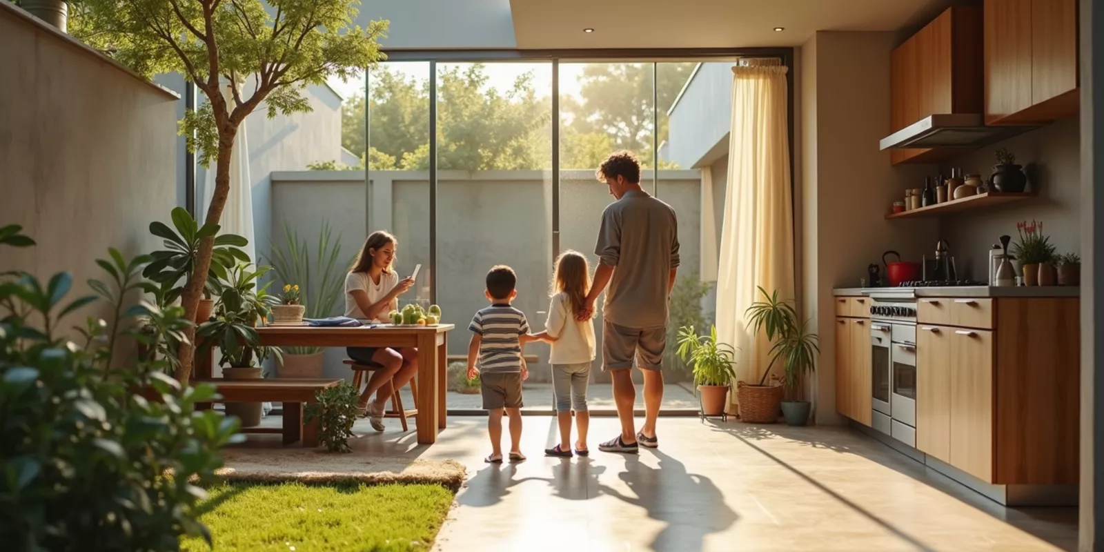 Características de vivienda para familias jóvenes